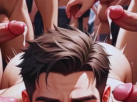 动漫hentai白嫩伪娘群交肌肉男免费视频 happy-go-lucky porn japan crammer