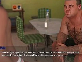 继父的爱 - 肌肉老爹在蒸汽浴室给嫩小伙黄金浴和深喉口交 gay korean daddy porn