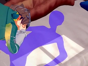 《为美好的世界献上祝福》男同版 - 和真激烈性爱[手交、口交、被操第一视角] - 日本动漫游戏色情同性 korean gay porn xxx