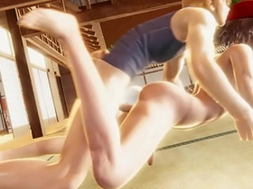 宠物小精灵男同 - 小智在榻榻米上被肏 - 亚洲日本动漫色情男同 asian gay porn x