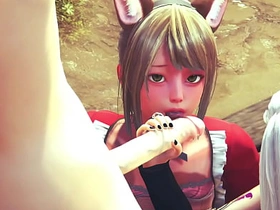 妖媚伪娘 - 三人行伪娘猛干 - 人妖变装日本亚洲漫画动漫游戏基佬片 cute chinese gay porn