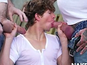 Greyson Myles和Eddie Patrick户外群交 chinese partisan porn gay